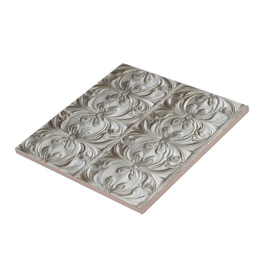 Silver Tellers Pattern Fliese (Seite)