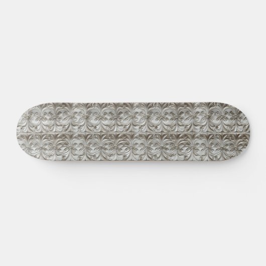 Silver Tellers Pattern Skateboard (Horizontal)