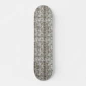 Silver Tellers Pattern Skateboard (Vorne)