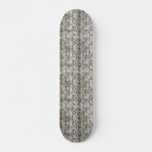 Silver Tellers Pattern Skateboard (Vorne)