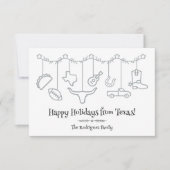 Silver Texas Holiday Hanging Icons (Vorderseite)