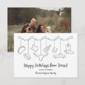 Silver Texas Holiday Hanging Icons (Vorne/Hinten)