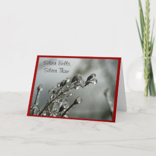 Silver Thaw Christmas Card Feiertagskarte