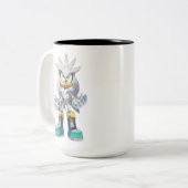 Silver the Igel Zweifarbige Tasse (Vorderseite Links)