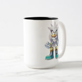 Silver the Igel Zweifarbige Tasse (VorderseiteRechts)