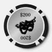 Silver Theater Marker Pokerchips (Rückseite)