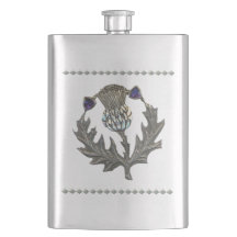Silver Thistle on Stainless