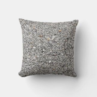 Silver Throw Kissen mit Tiny Rocks