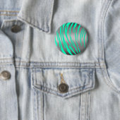Silver Tiger Stripes Aqua Button (Beispiel)