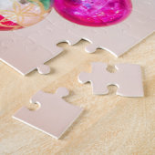 Silver Tinsel Tree mit Weihnachtsgeschmack Puzzle (Seite)