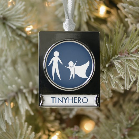 Silver Tiny Hero Ornament (Baum)
