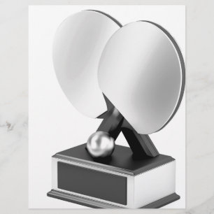 Silver Tischtennis-Trophäe