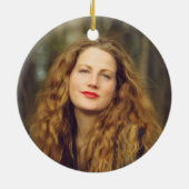 Silver Tone Class 2023 Star Foto Abschluss Keramik Ornament (Hinten)