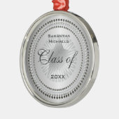 Silver Tone Class of 2023 Star Abschluss Ornament (Links)
