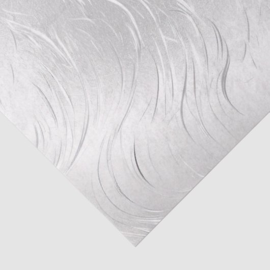 Silver Tone Decoupage Seidenpapier (Ausschnitt)