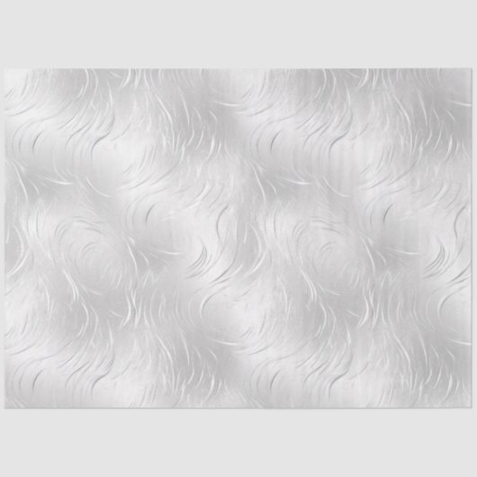 Silver Tone Decoupage Seidenpapier (Vorderseite)