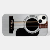 Silver Top Acoustic Guitar Case-Mate iPhone Hülle (Rückseite (Horizontal))
