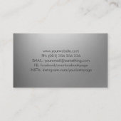 Silver Tree Branch Visitenkarte (Rückseite)