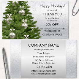 Silver Tree Holidays Danke Business Card