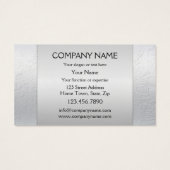 Silver Tree Holidays Danke Business Card (Rückseite)