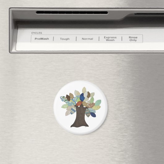 Silver Tree Magnet (In Situ (Geschirrspüler))