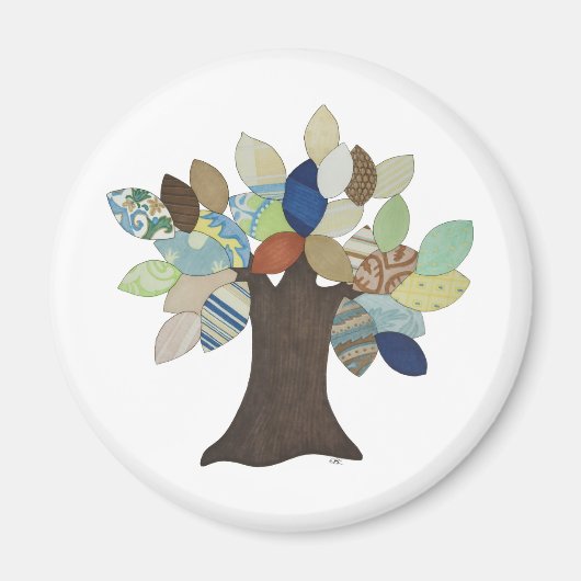 Silver Tree Magnet (Vorne)