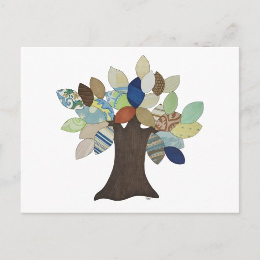 Silver Tree Postcard Postkarte (Vorderseite)