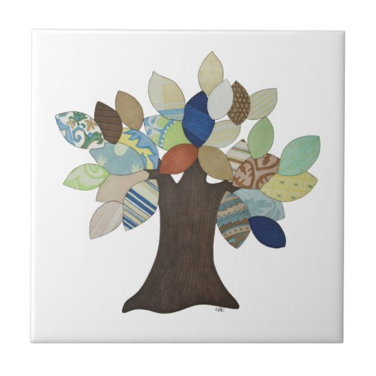 Silver Tree Tile Fliese (Vorderseite)