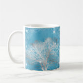 Silver Trees Winter Sublimationen Kaffeetasse (Links)