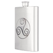 Silver Triskelion Flachmann (Links)