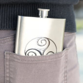 Silver Triskelion Flachmann (Beispiel)