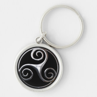 Silver Triskelion Schlüsselanhänger