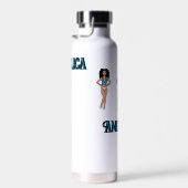 Silver Turquoise Dancer #2 Trinkflasche (Rechts)