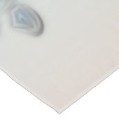 Silver Turtles Beach Style Coastal Tischdecke (Schrägansicht)