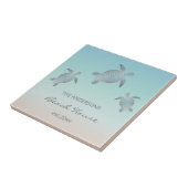 Silver Turtles Beach Style Fliese (Seite)