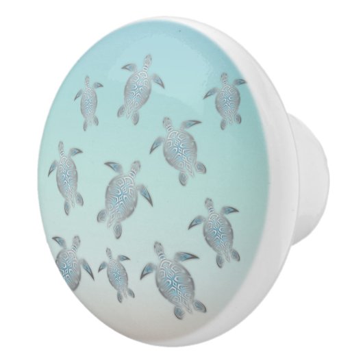 Silver Turtles Beach Style Keramikknauf (Rechts)