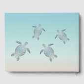 Silver Turtles Turquoise Coastal Beach House Gästebuch (Rückseite)