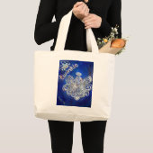 Silver Twinkle Angel Kunstmuseum Jumbo Stoffbeutel (Vorderseite (Produkt))