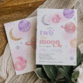 Silver Two the Moon Girls Einladungen zum Geburtst