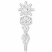 Silver Unalome Group Aufkleber (Vorderseite)