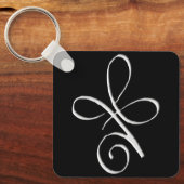 Silver Unconditional Love Schlüsselanhänger (Vorderseite)