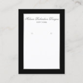 Silver und Black Visitenkarte (Vorderseite)