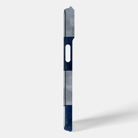 Silver- und Blue-Muster Case-Mate iPhone Hülle (Rückseite / Rechts)