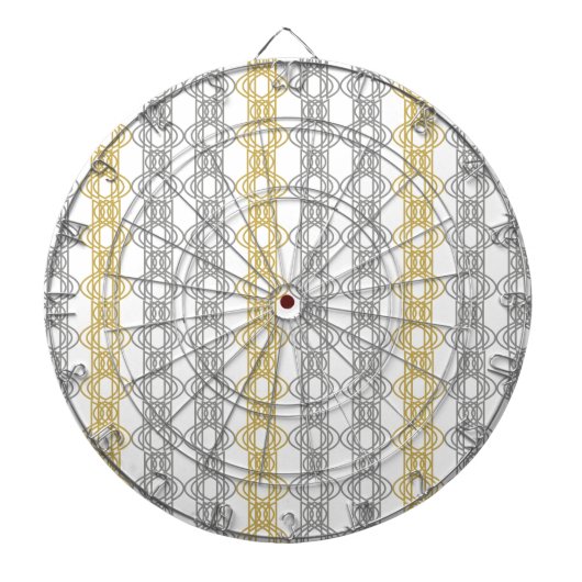 Silver- und Gold-Muster Dartscheibe (vorne)