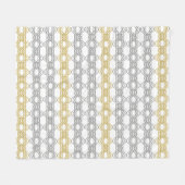 Silver- und Gold-Muster Fleecedecke (Vorderseite (Horizontal))