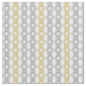 Silver- und Gold-Muster Stoff (Nahaufnahme)