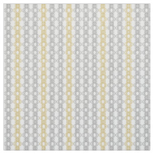 Silver- und Gold-Muster Stoff