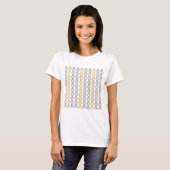 Silver- und Gold-Muster T-Shirt (Vorne ganz)