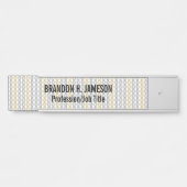 Silver- und Gold-Muster Türschild (Vorderseite )