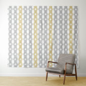 Silver- und Gold-Muster Wandteppich (Beispiel (Horizontal))